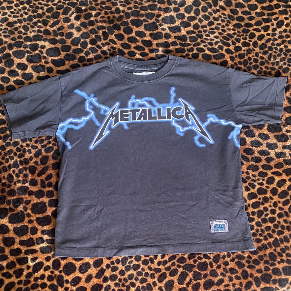 Zara Boys Metallica Graphic T-Shirt Size 6/7